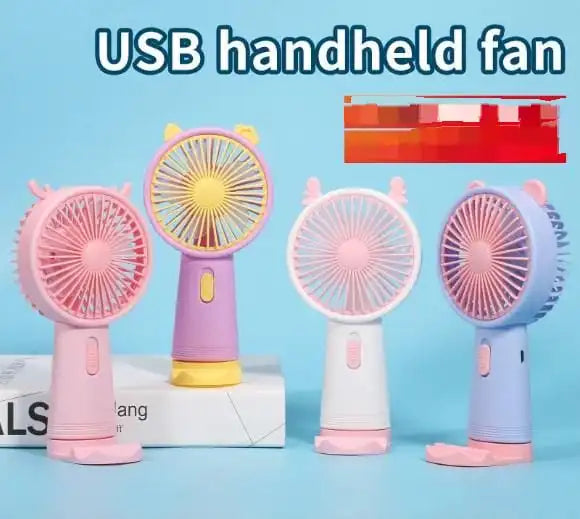 USB Portable Mini Fan | Handheld Rechargeable Desk Fan