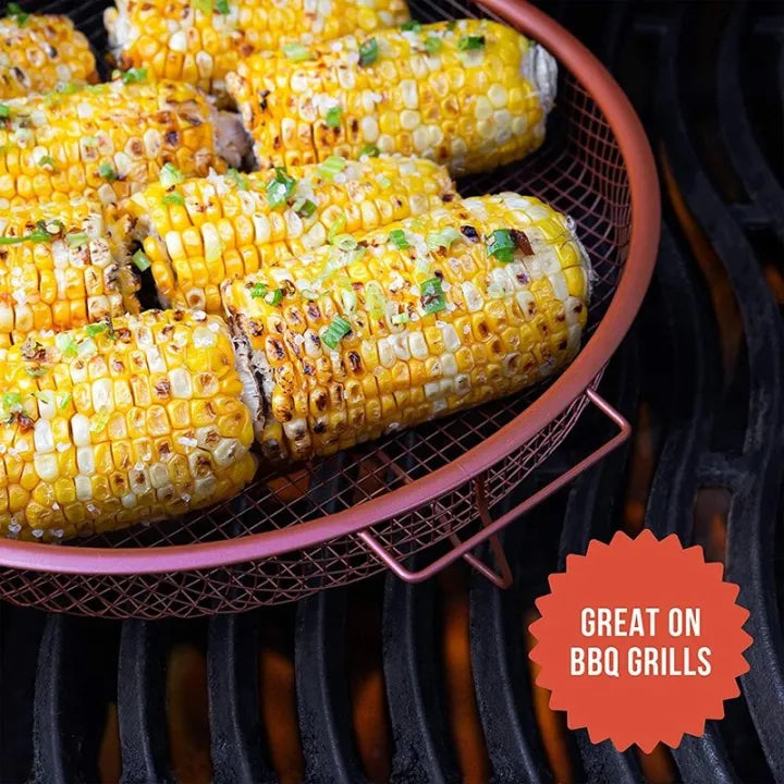 Deluxe Oven Air Fryer Basket & Crisper Tray