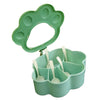 Aesthetic "Cat Paw" 4-Grid Spice & Condiment Box Set