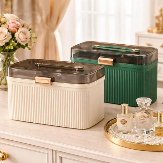 Luxury Storage & Jewellery Box with Transparent Lid - Clarify.pk