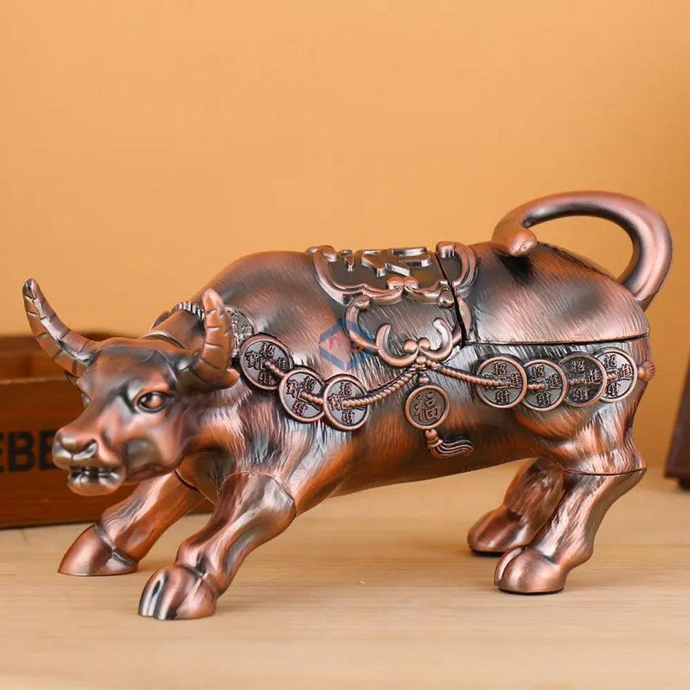 Metal Bull Ashtray – Creative Desktop Smoking Accessory - Clarify.pk