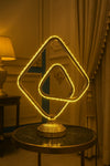 Luxurious Metal LED Lamp – Modern Decorative Light for Living Room & Bedroom