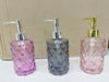 Luxury Faceted Soap Dispenser – Premium Bathroom & Kitchen Counter Decor (each) - Clarify.pk