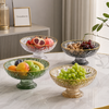 Luxury Acrylic Fruit Drain Dish with Removable Base