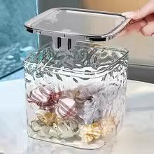 ایکریلک ہیئر اسیسریز آرگنائزر سٹوریج باکس