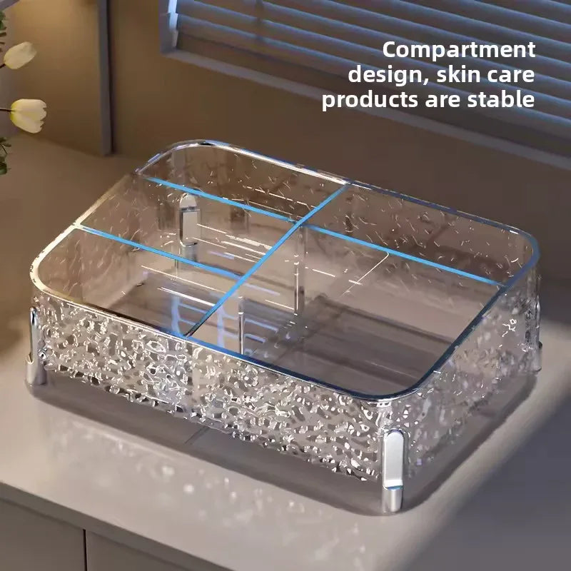 Acrylic Makeup Organizer Box with Clear Design