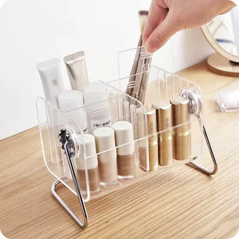 Acrylic Remote Control Holder with Multiple Compartments - Clarify.pk