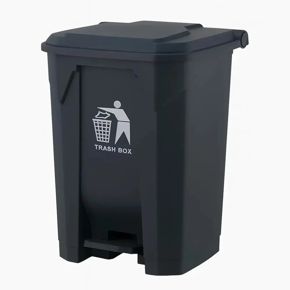 Fibre Plastic Pedal Bin – Durable & Hands-Free - Clarify.pk