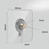 8 Pcs Adhesive Wall Hooks for Home – Strong & Clear