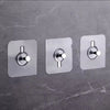 8 Pcs Adhesive Wall Hooks for Home – Strong & Clear