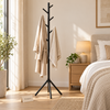 Premium Adjustable Standing Coat & Towel Rack