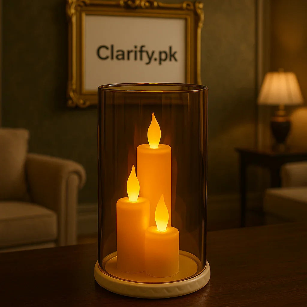 LED Candle – Flameless & Battery-Operated - Clarify.pk