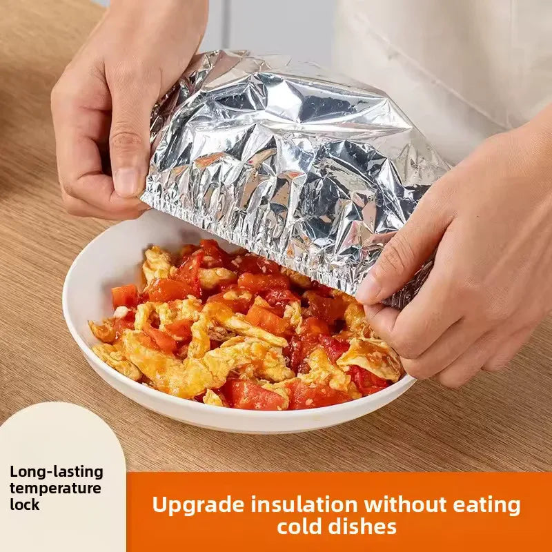 Aluminum Foil Pack for Meal Prep - Insulated & Durable (pack of 10)