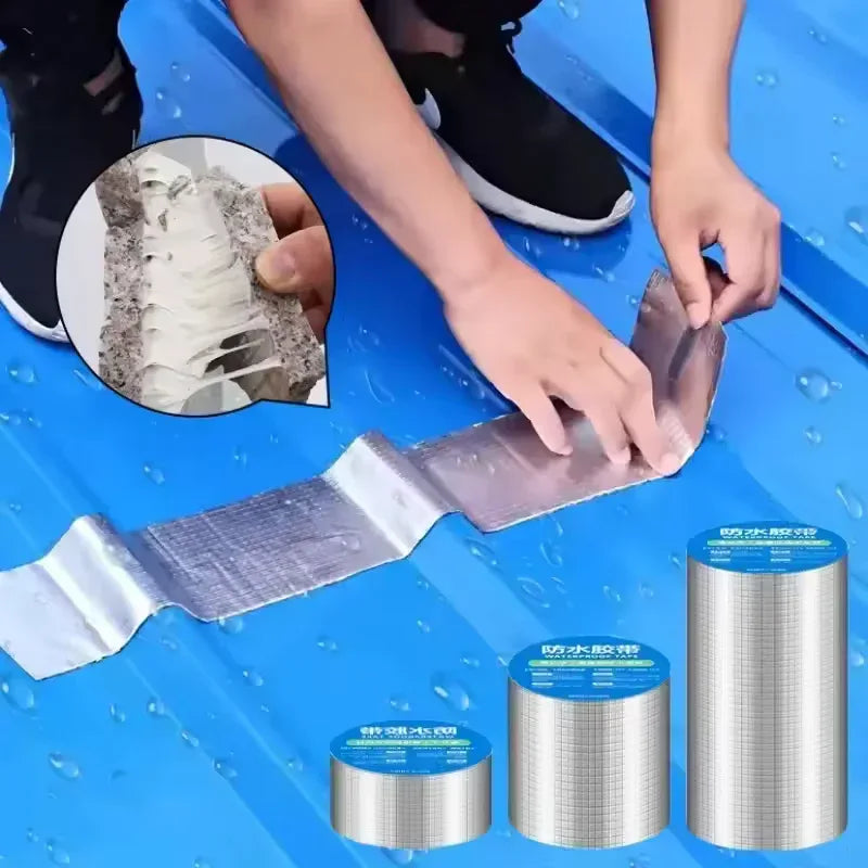 Aluminum Foil Waterproof Tape with Butyl Rubber - Clarify.pk