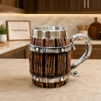 500ml American barrel mug in a modern kitchen