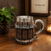 500ml American Barrel Mug with Curved Handle