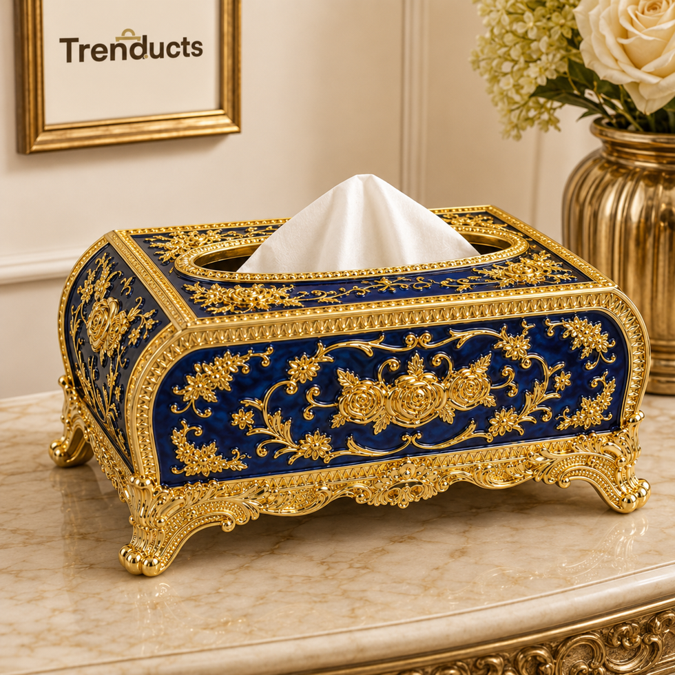 Royal Arch Floral Tissue Box – 4 Styles