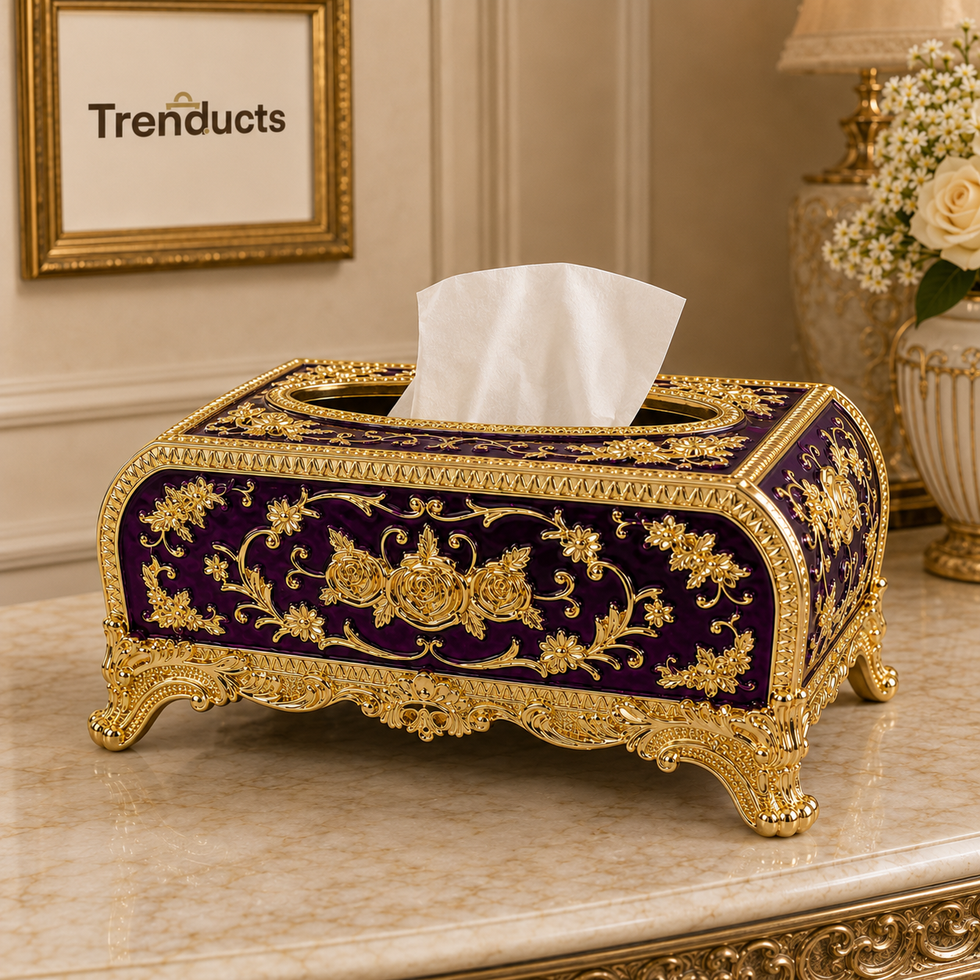 Royal Arch Floral Tissue Box – 4 Styles