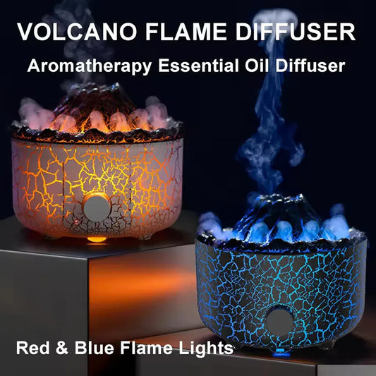 Volcano Flame Aromatherapy Essential Oil Diffuser - Clarify.pk