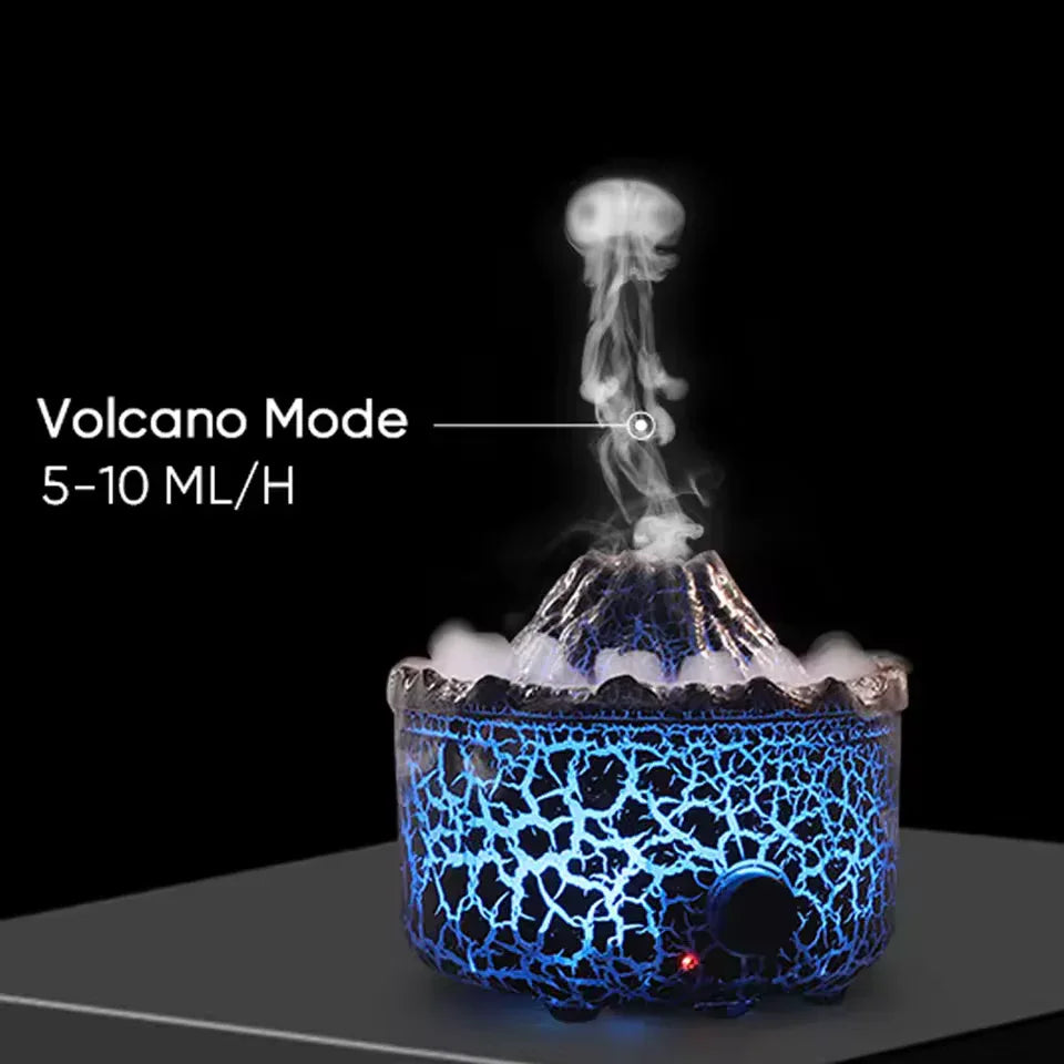 Volcano Flame Aromatherapy Essential Oil Diffuser - Clarify.pk