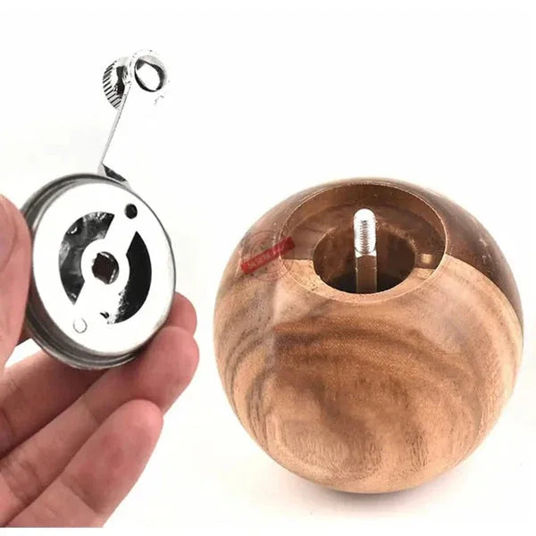Wooden Pepper grinder — Walnut Hand-Crank