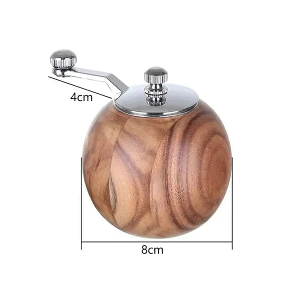 Wooden Pepper grinder — Walnut Hand-Crank - Clarify.pk