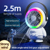 Portable USB Desktop Fan with Night Light - Clarify.pk