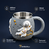 Astronaut Metal Mug with Moon Design – 450ml