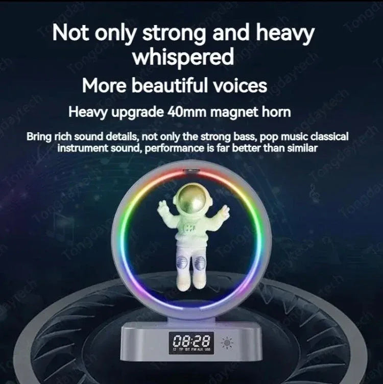 Astronaut Night Light with Bluetooth Speaker - Clarify.pk