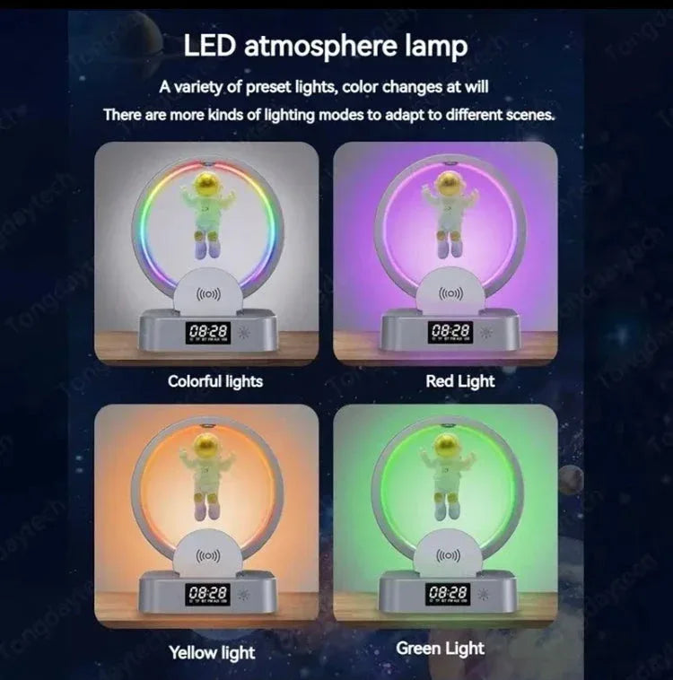 Astronaut Night Light with Bluetooth Speaker - Clarify.pk