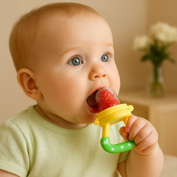 Baby Fruit Feeder Pacifier – Safe Feeding Pacifier for Infants (Random Color) - Clarify.pk