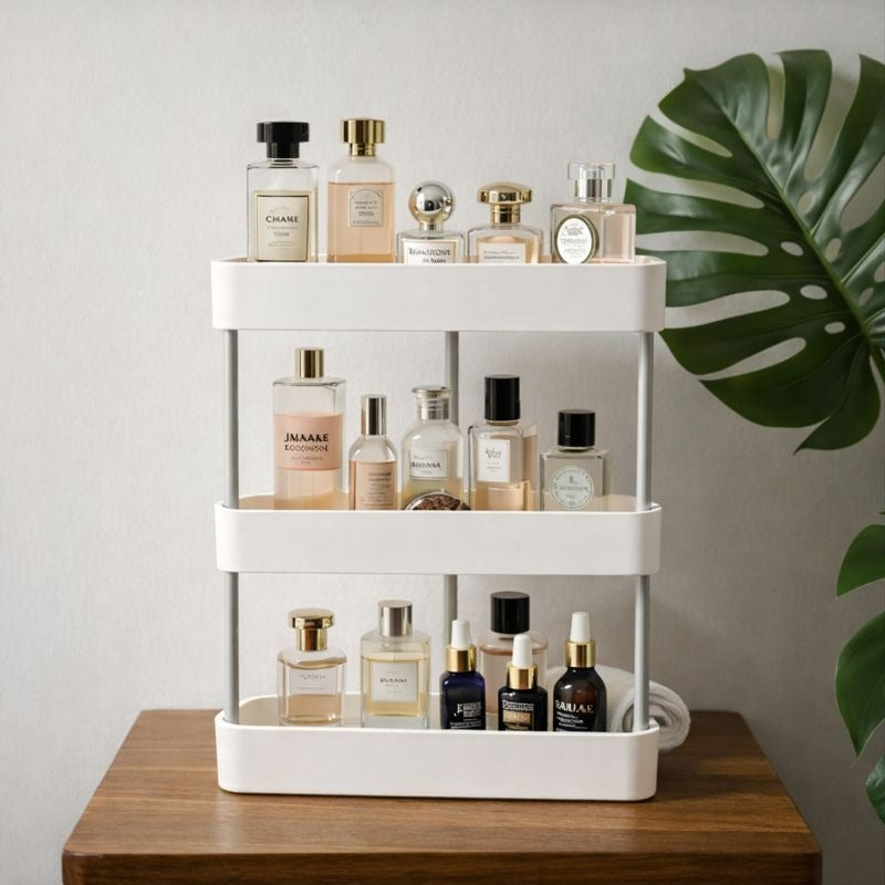 Plastic Bathroom Corner Rack – Multi Layer Storage Organizer KT