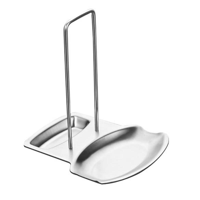 Stainless Steel Pan & Pot Lid Rest Stand | Kitchen Organizer