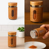 Glass Salt & Pepper Container – Kitchen Spice Shaker - Clarify.pk