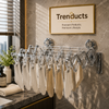 FlexiGrip Sock Rack - Retractable Suction Drying Hanger