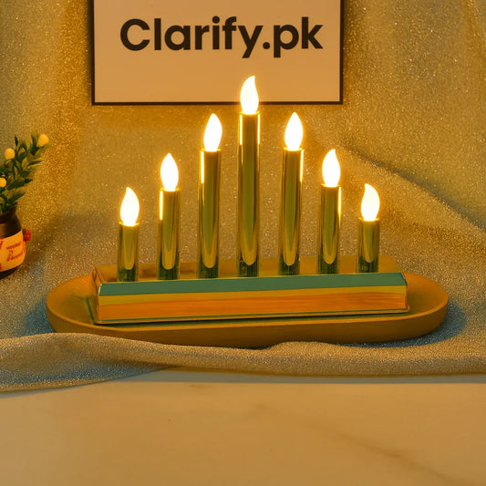 LED 7 Candle Set – Flameless Decorative Candle Lights - Clarify.pk