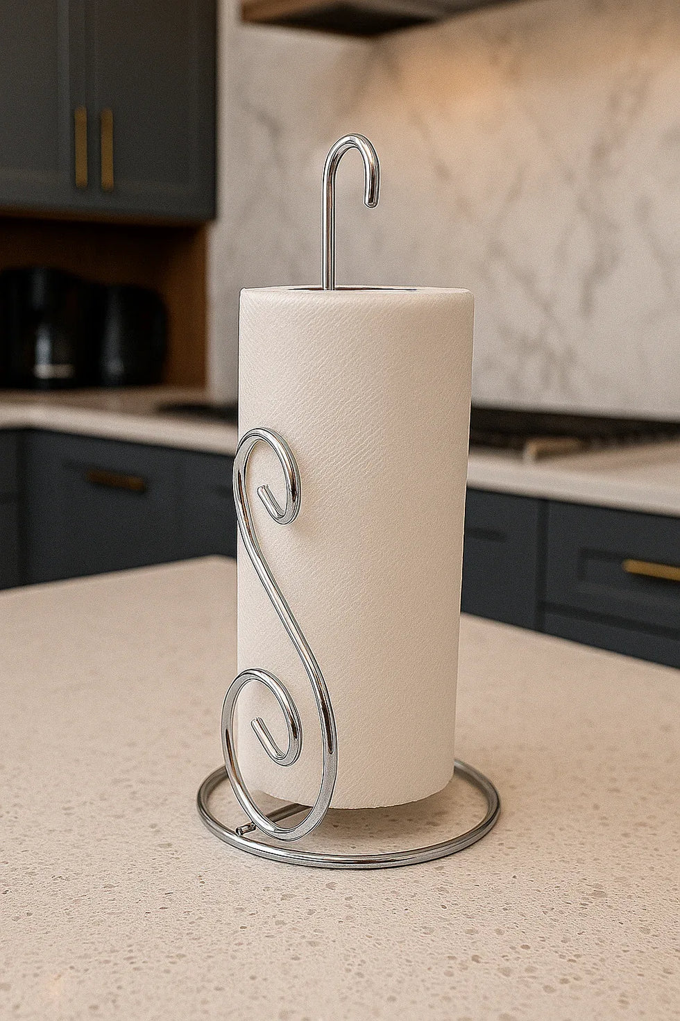 Metal Tissue Paper Holder – Silver Finish - Clarify.pk