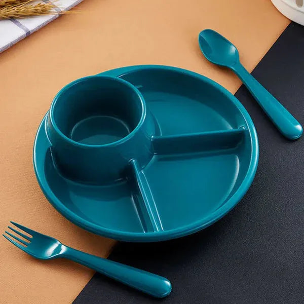 4 compartment plastic dinner plate - Food-Safe