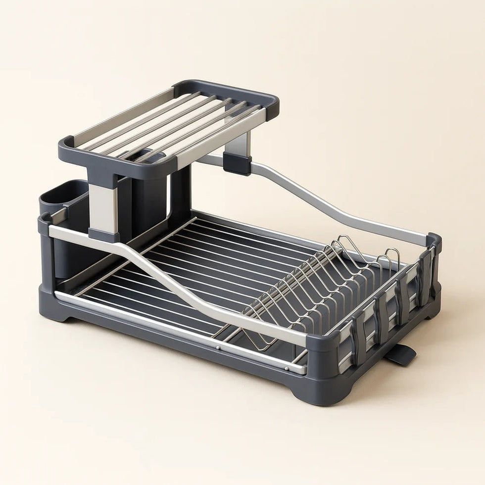 Binca Aluminium Dish Rack – Rust-Proof Modernity