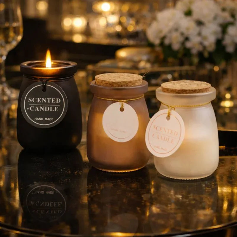 Vintage Candle Jar – Elegant Home Décor - Clarify.pk