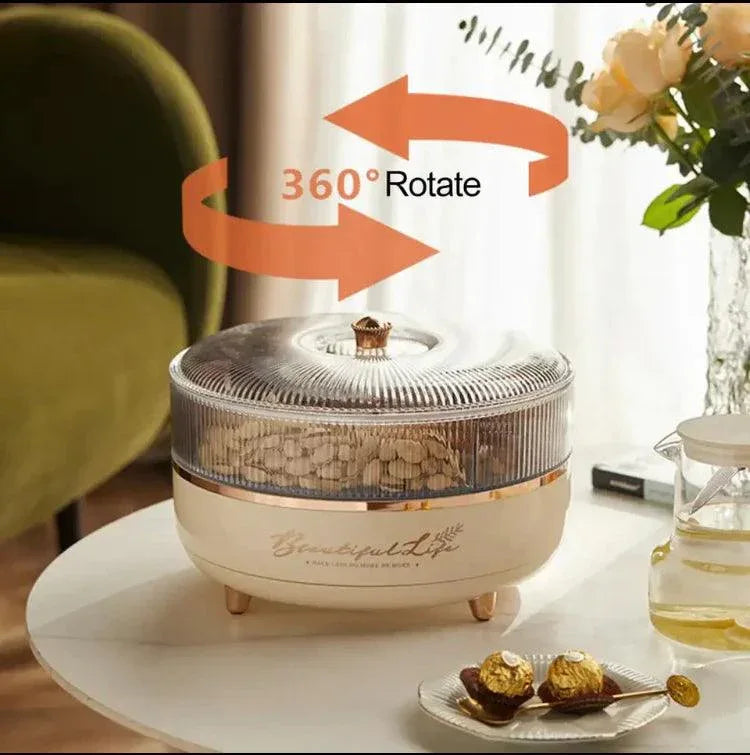 Luxury Dry Fruit Tray with Covered Design - Clarify.pk