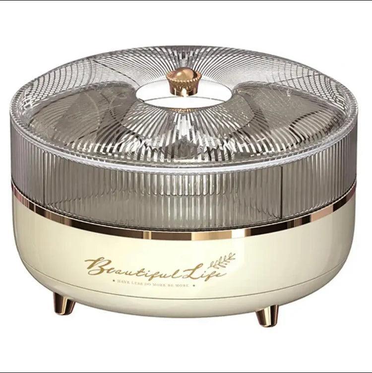 Luxury Dry Fruit Tray with Covered Design - Clarify.pk