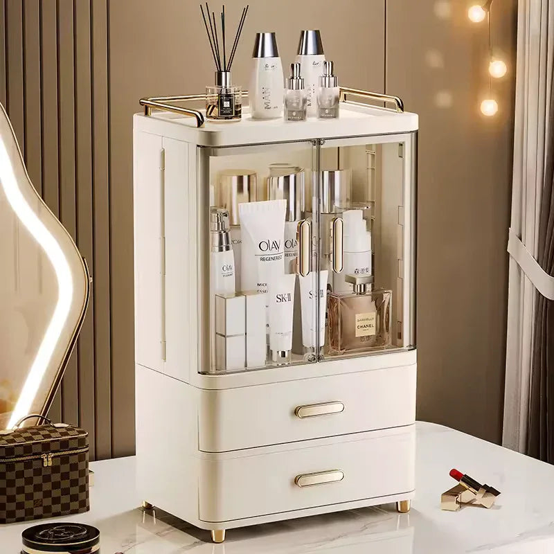Cosmetic Storage Box with Drawers – Elegant Organizer