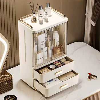 Cosmetic Storage Box with Drawers – Elegant Organizer - Clarify.pk