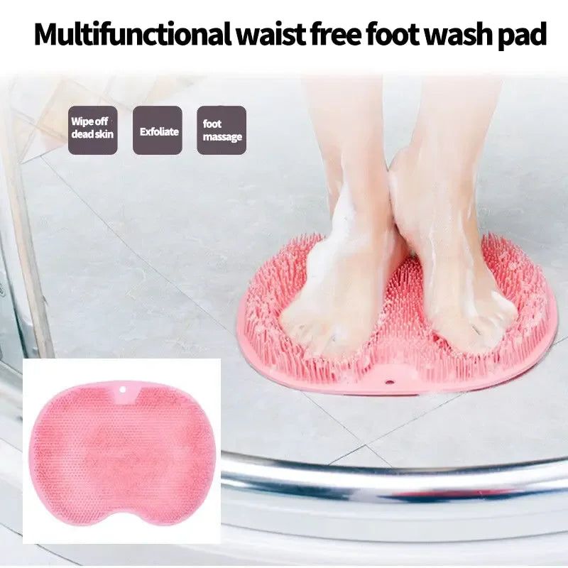Silicone Foot Scrubber Pad with Massage & Anti-Slip - Clarify.pk