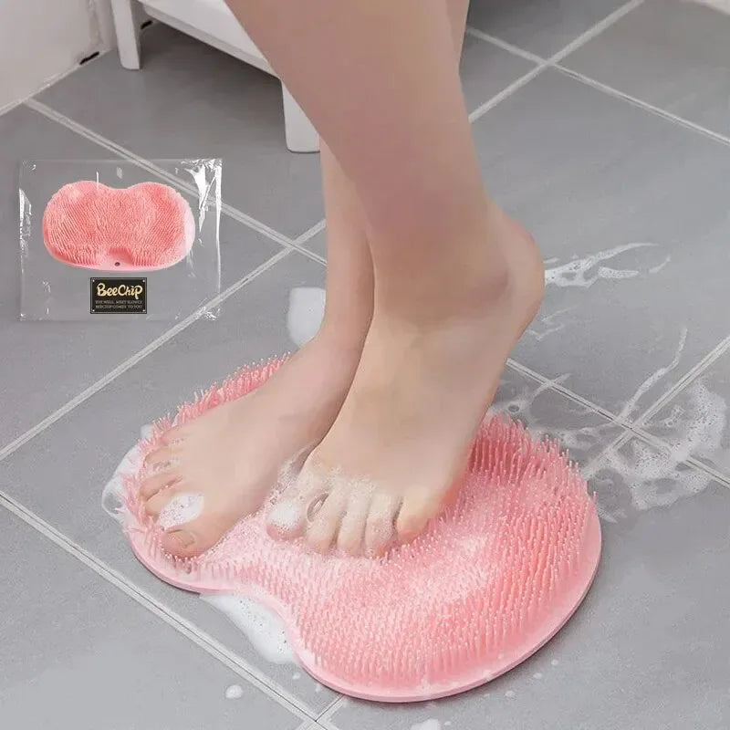 Silicone Foot Scrubber Pad with Massage & Anti-Slip - Clarify.pk