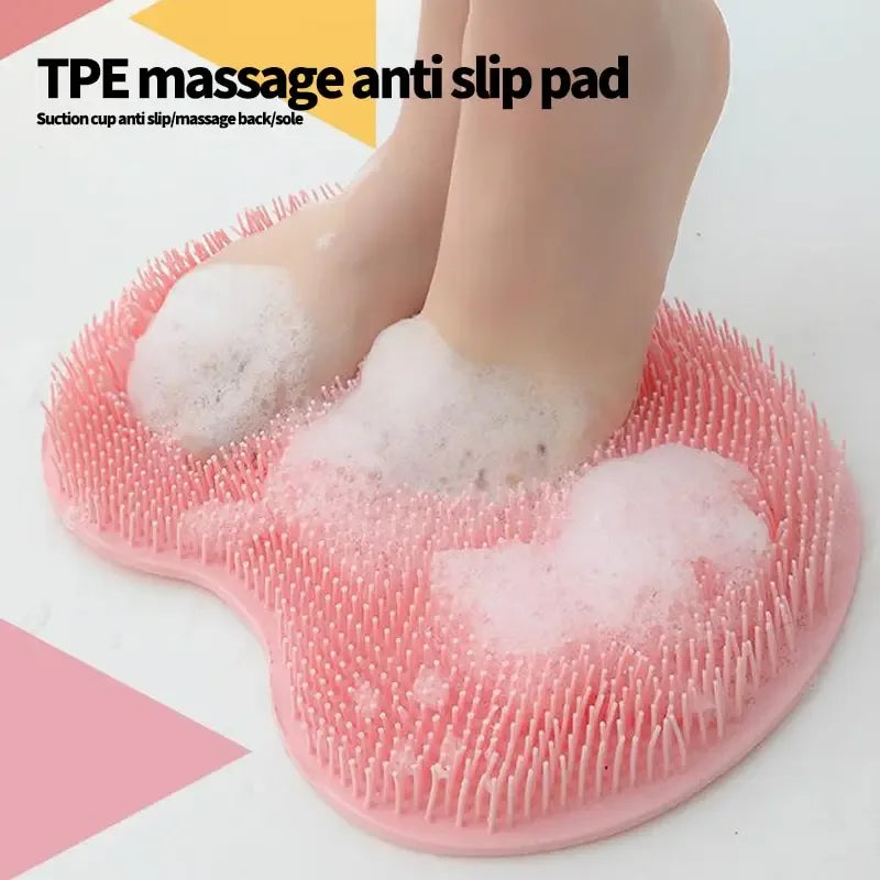 Silicone Foot Scrubber Pad with Massage & Anti-Slip - Clarify.pk