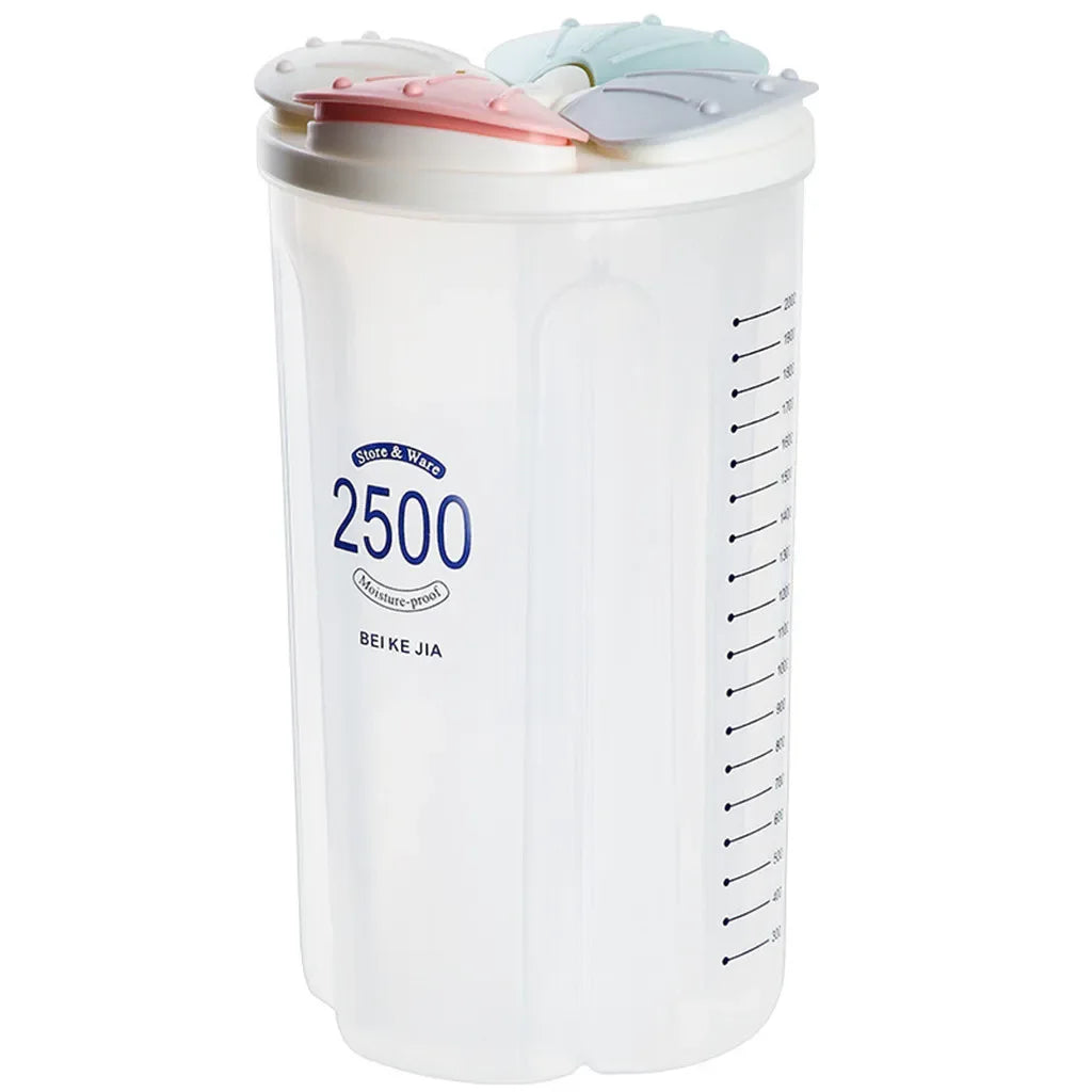 Grain Storage Container with Easy Dispensing Lid - Clarify.pk