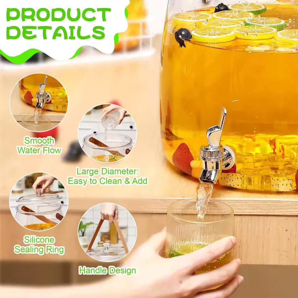 5.2L Beverage Dispenser with Spigot –