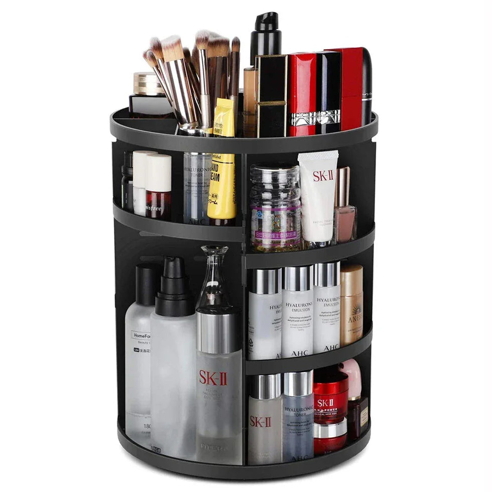 360 Degree Makeup Organizer for Cosmetics (Random colour)